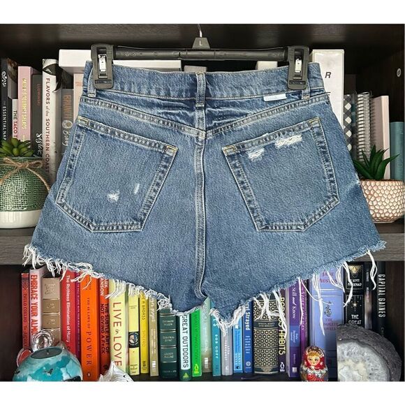 Boyish The Cody High Rise Cut Off Shorts In Authentic Rigid Size 24 - Picture 4 of 8